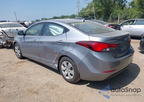 2016 Hyundai Elantra Se из США, поврежденный, VIN 5NPDH4AE5GH746081